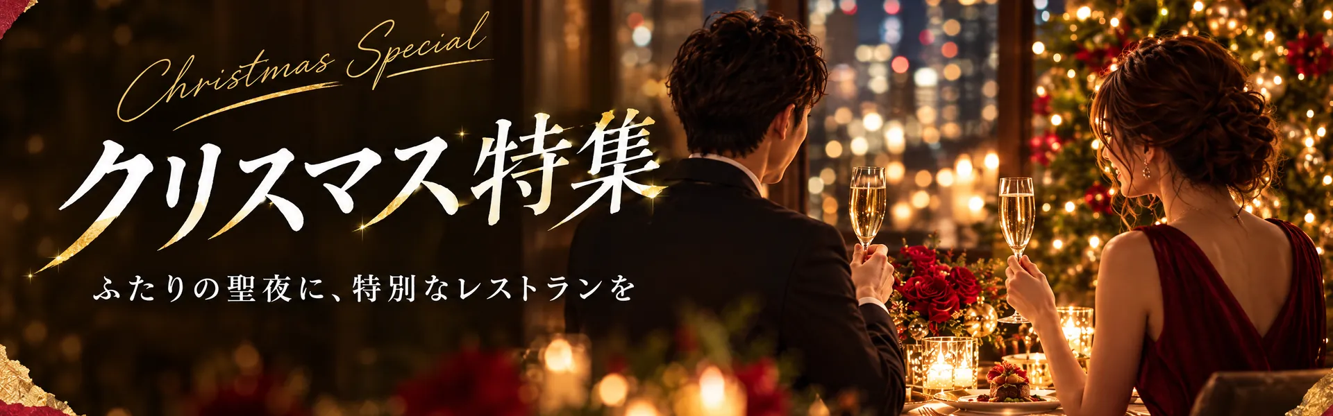 Christmas Special クリスマス特集 ふたりの聖夜に、特別なレストランを