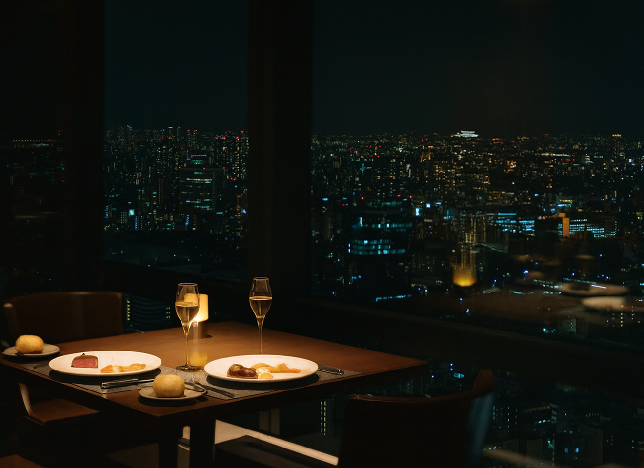 東京のプロポーズレストラン - ロマンチックな雰囲気